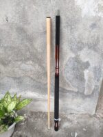 Black Red and White Custom Pool Cue - Image 3
