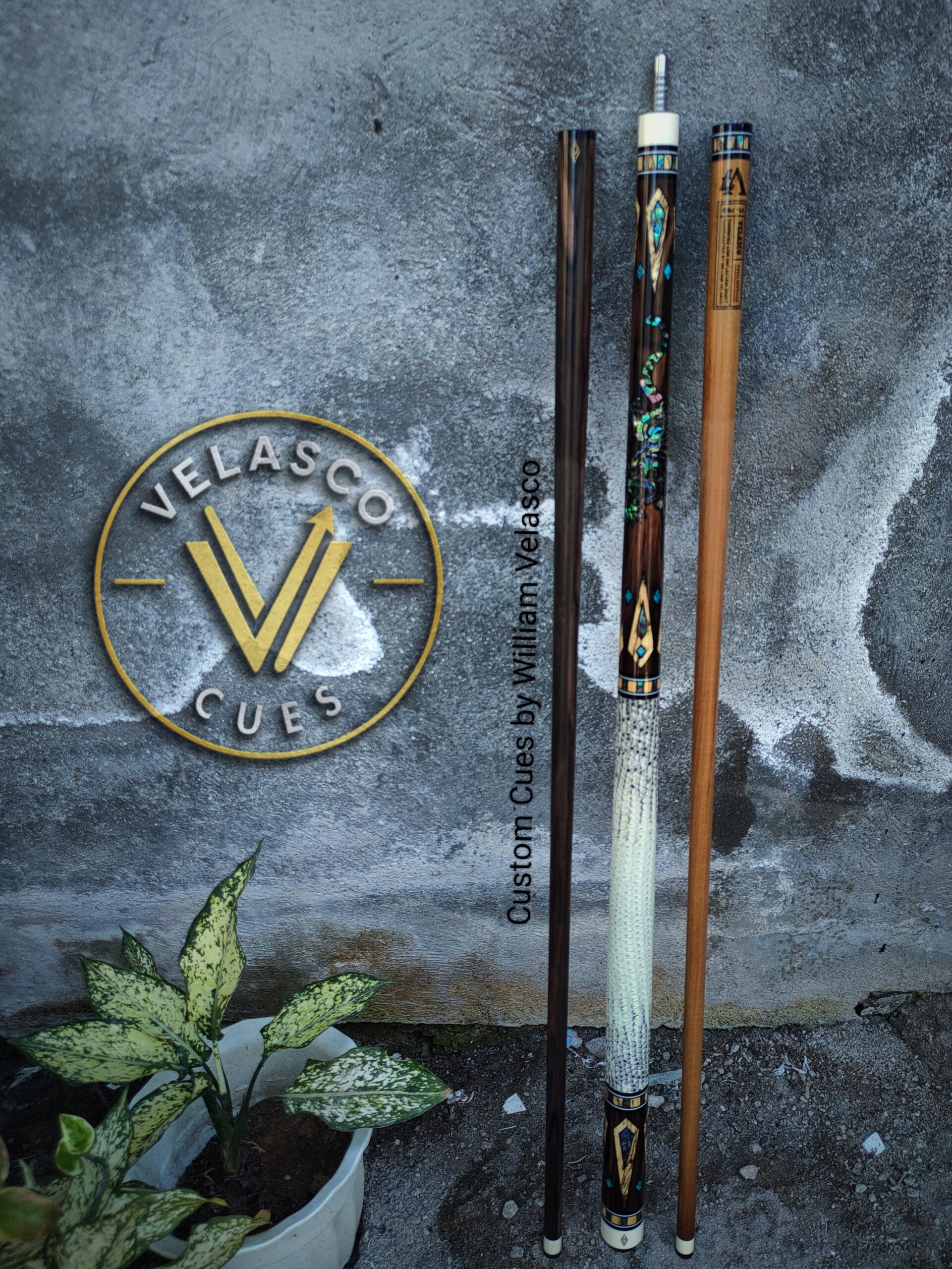 Tiger Ebony Custom Tiger Ebony Custom Pool Cue - Image 1