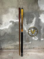 Spade Cue With Long Leather Wrap