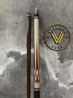 Flower Inlays Padauk Wood Cue - Image 3