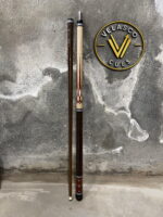 Flower Inlays Padauk Wood Cue - Image 8