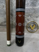 Flower Inlays Padauk Wood Cue - Image 14