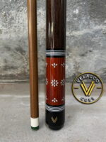 Flower Inlays Padauk Wood Cue - Image 12