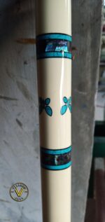 Resin Laminated Ivorine with Batterfly Accents Inlays - Image 6