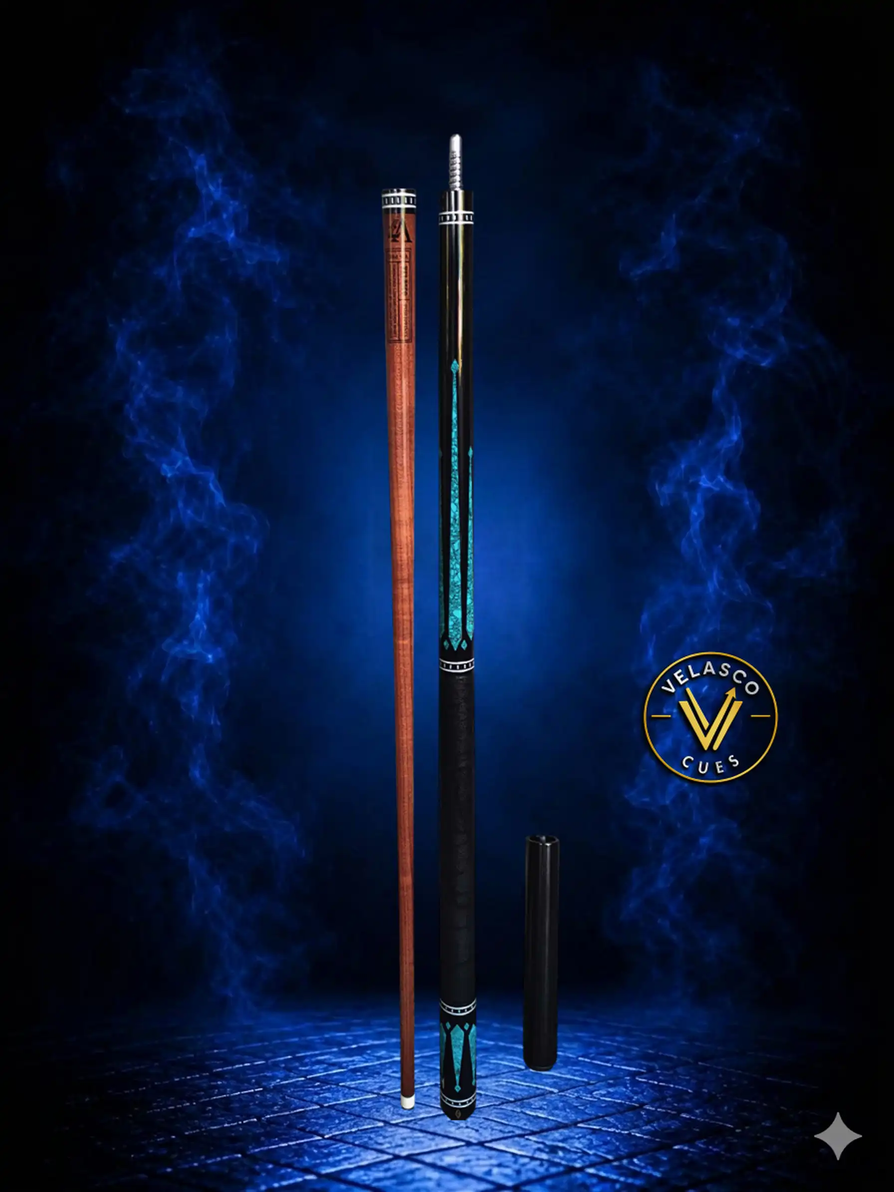Turquoise Design Cue in Black