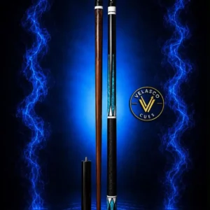 Blue & White Turquoise Design Cue in Black