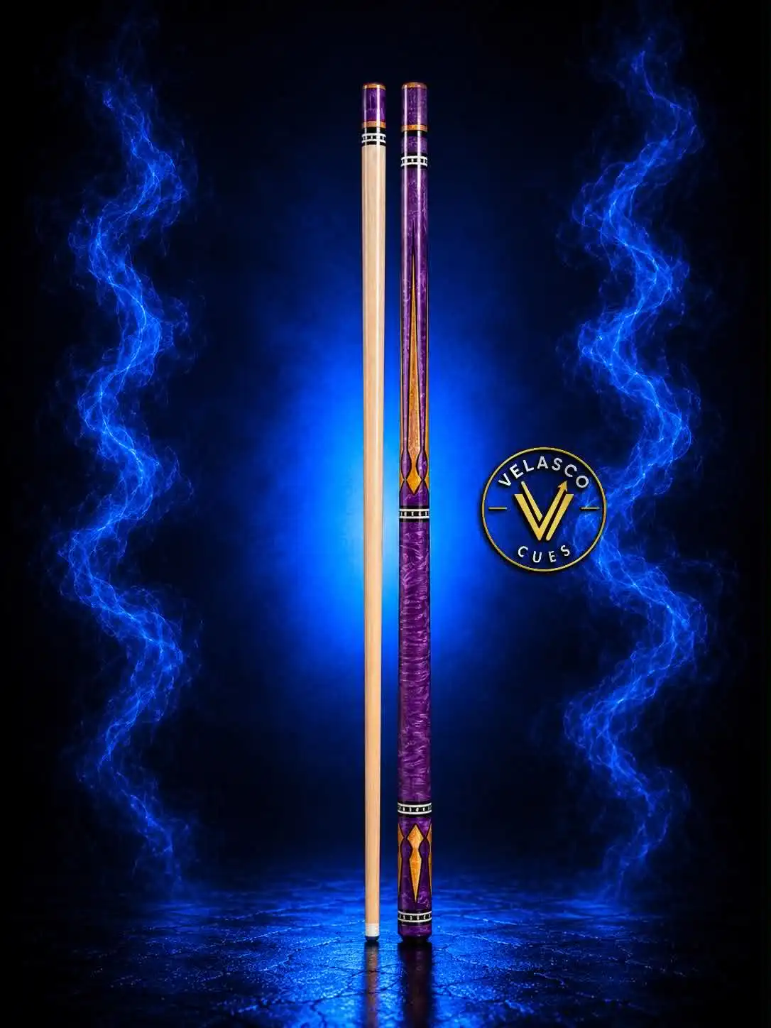 Neon Nebula & Gold Flame Fusion