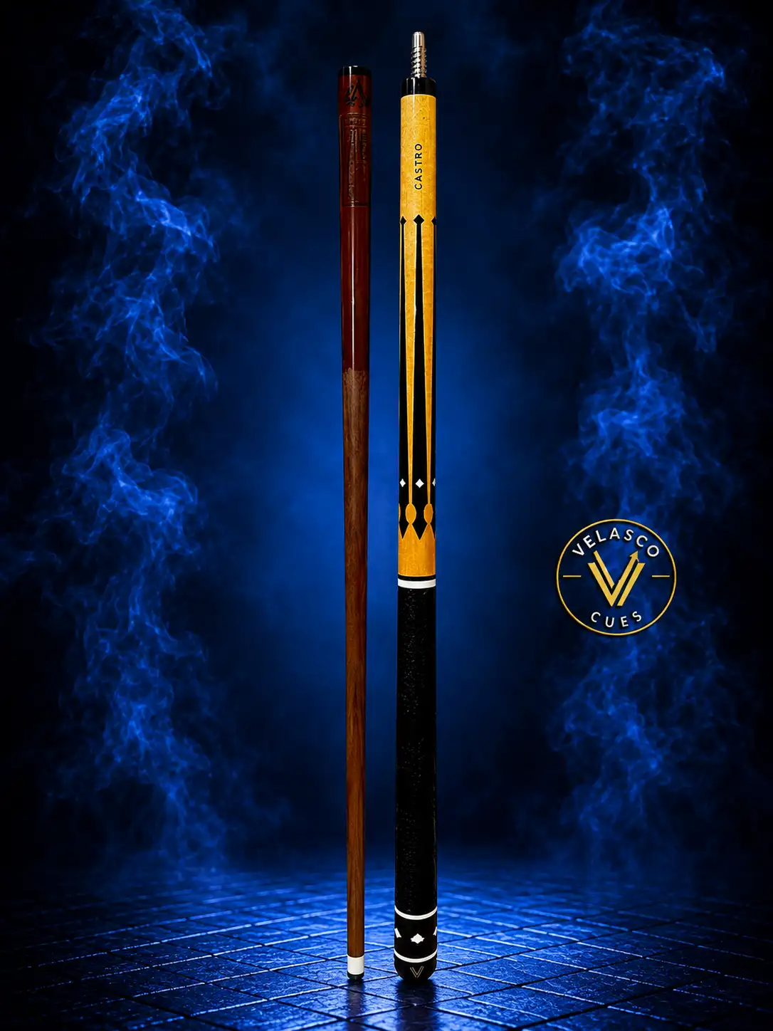 Spade Cue Long Leather Wrap