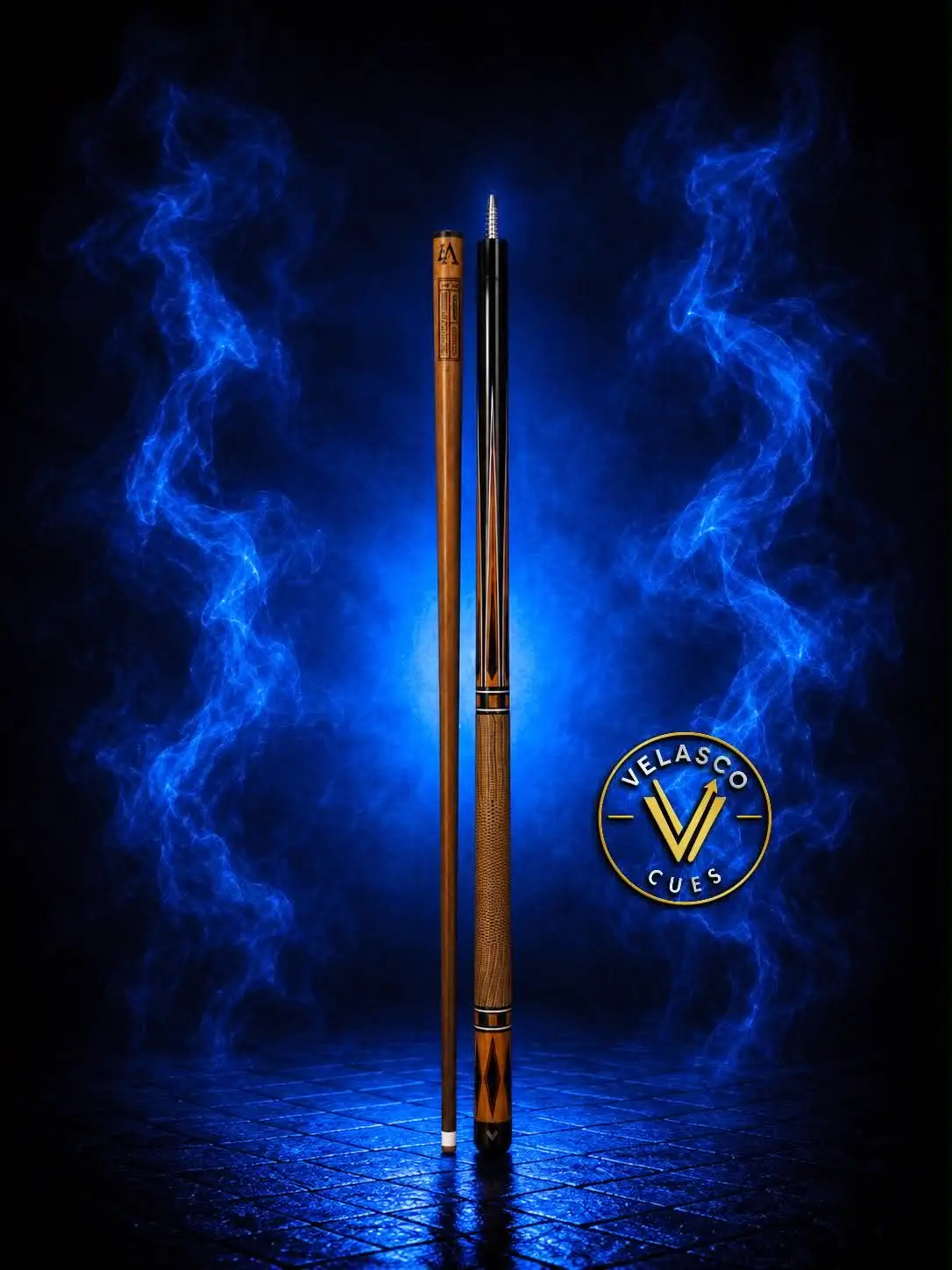 Elegant Asian Rosewood Cue